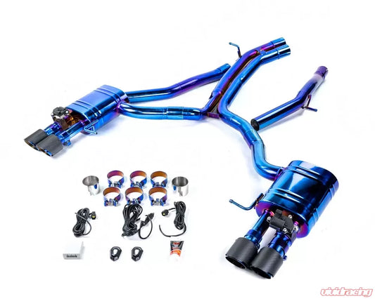 Audi B9 RS4 Titanium Valvetronic Exhaust System With Carbon Fiber Tips