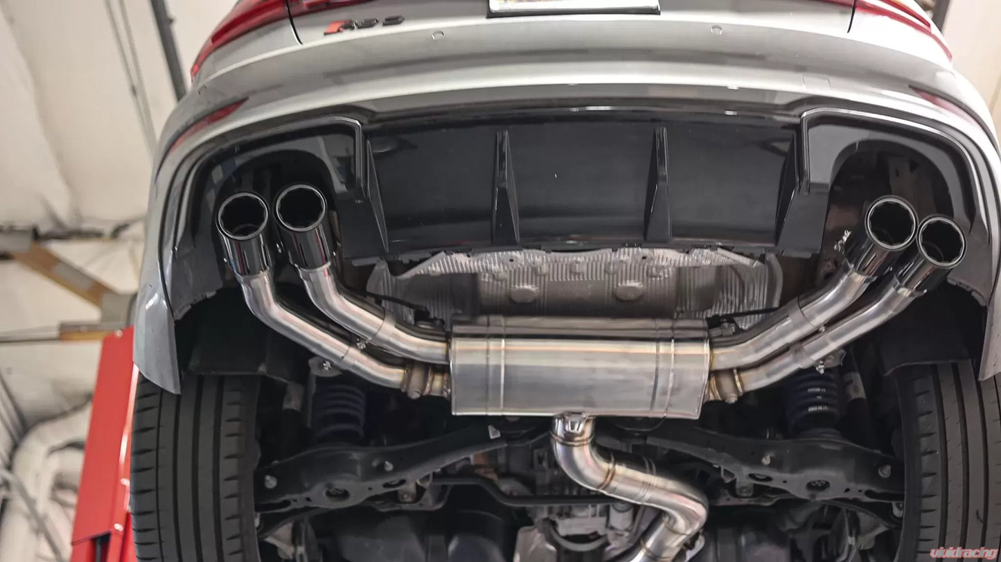 Audi RS3 8V Stainless Valvetronic Exhaust System with Carbon Tips