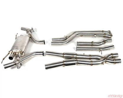 BMW X3M X4M Stainless Valvetronic Exhaust System with Carbon Tips