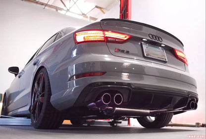 Audi RS3 8V Stainless Valvetronic Exhaust System with Carbon Tips