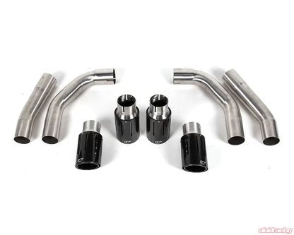 BMW X3M X4M Stainless Valvetronic Exhaust System with Carbon Tips