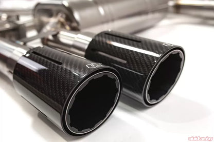 BMW X3M X4M Stainless Valvetronic Exhaust System with Carbon Tips