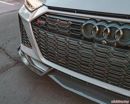 Carbon Fiber Front Lip Spoiler Audi RS6 Avant C8