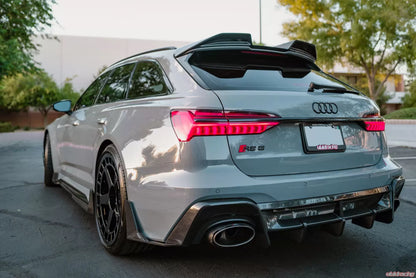 Carbon Fiber Rear Diffuser Audi RS6 Avant C8