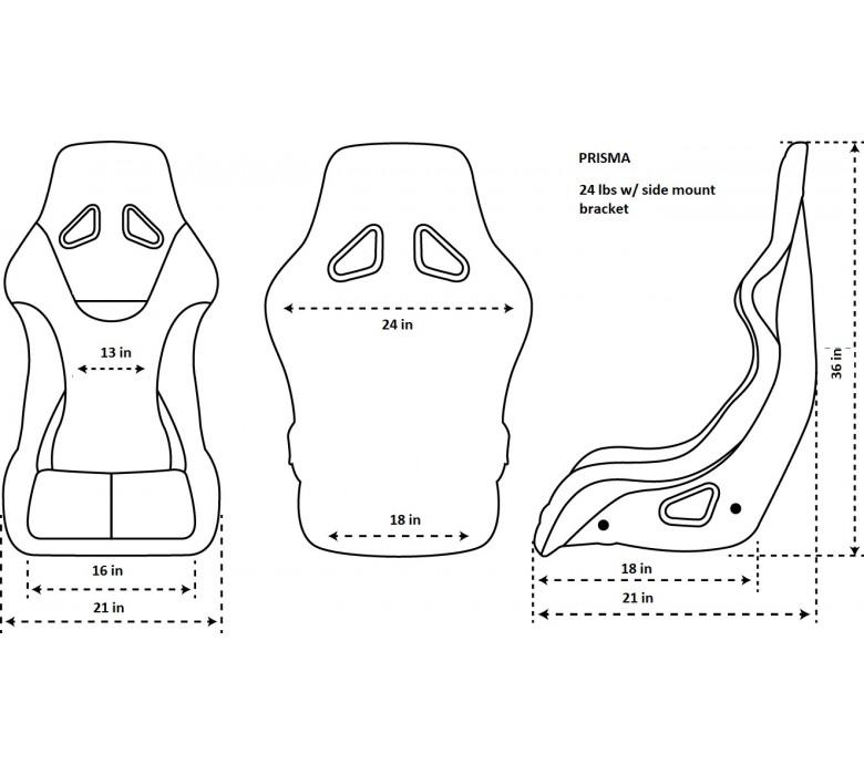 PRISMA ULTRA BUCKET SEAT LARGE