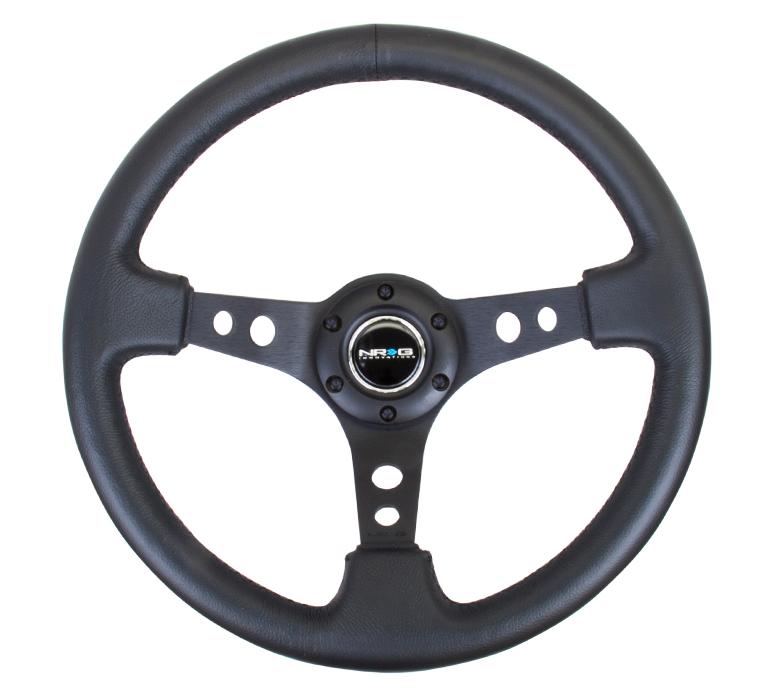 350MM 3' Deep Dish Leather Wheel