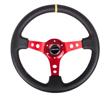 350MM 3' Deep Dish Leather Wheel