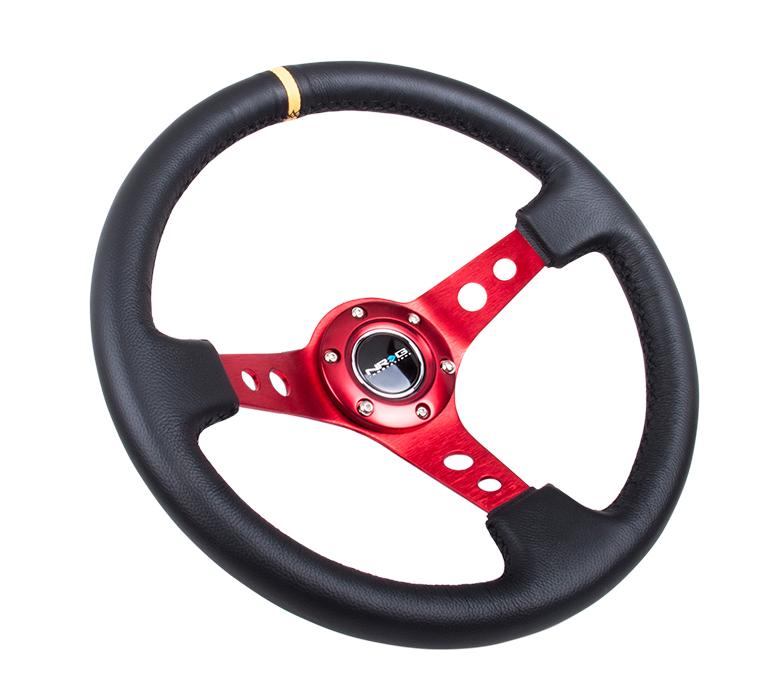 350MM 3' Deep Dish Leather Wheel