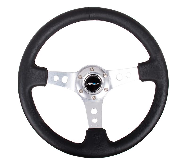 350MM 3' Deep Dish Leather Wheel