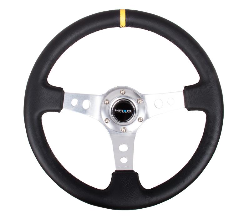 350MM 3' Deep Dish Leather Wheel