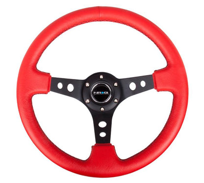 350MM 3' Deep Dish Leather Wheel