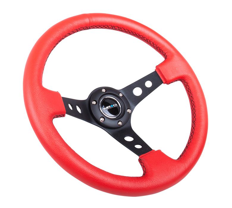 350MM 3' Deep Dish Leather Wheel