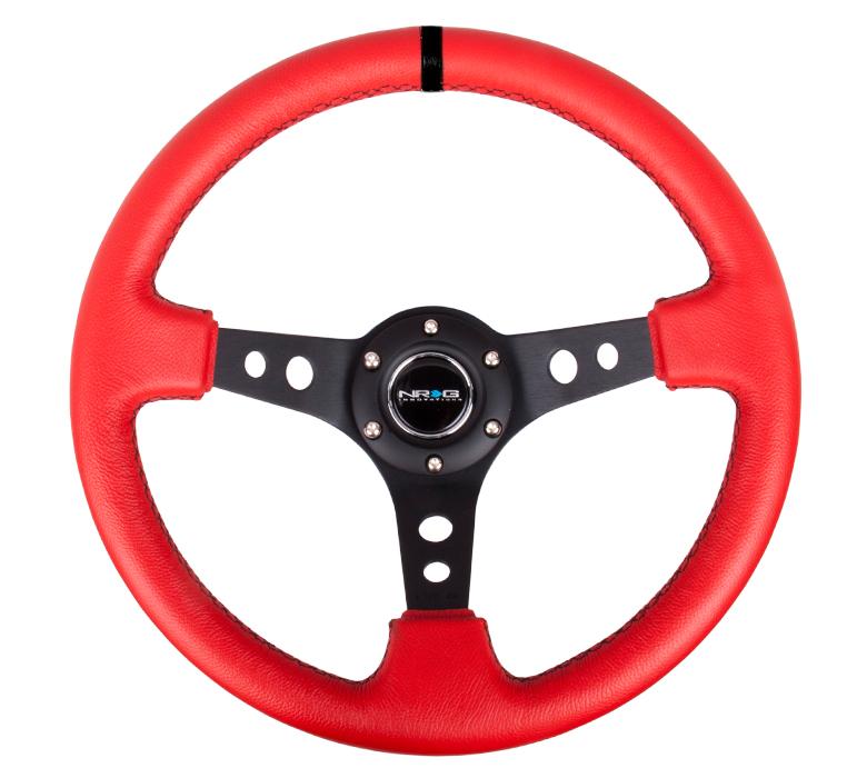 350MM 3' Deep Dish Leather Wheel