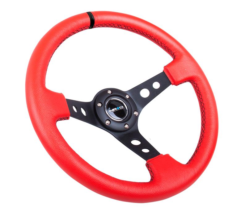 350MM 3' Deep Dish Leather Wheel