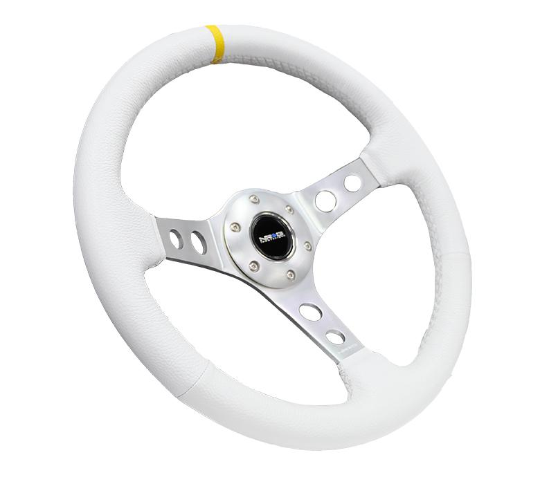 350MM 3' Deep Dish Leather Wheel