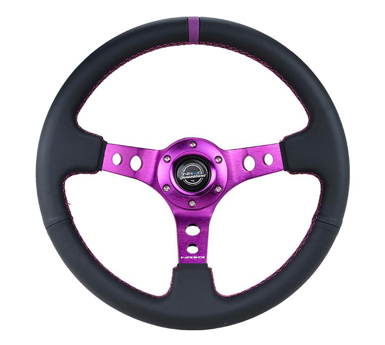 350MM 3' Deep Dish Leather Wheel