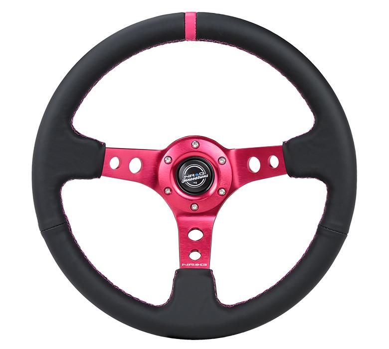 350MM 3' Deep Dish Leather Wheel