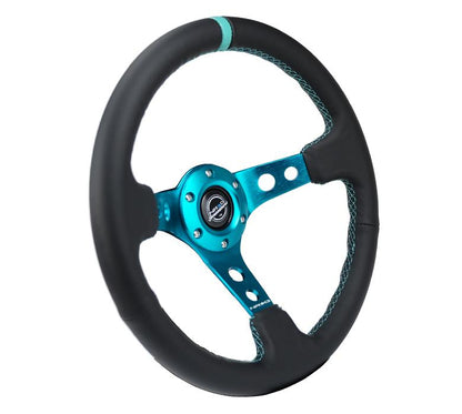 350MM 3' Deep Dish Leather Wheel