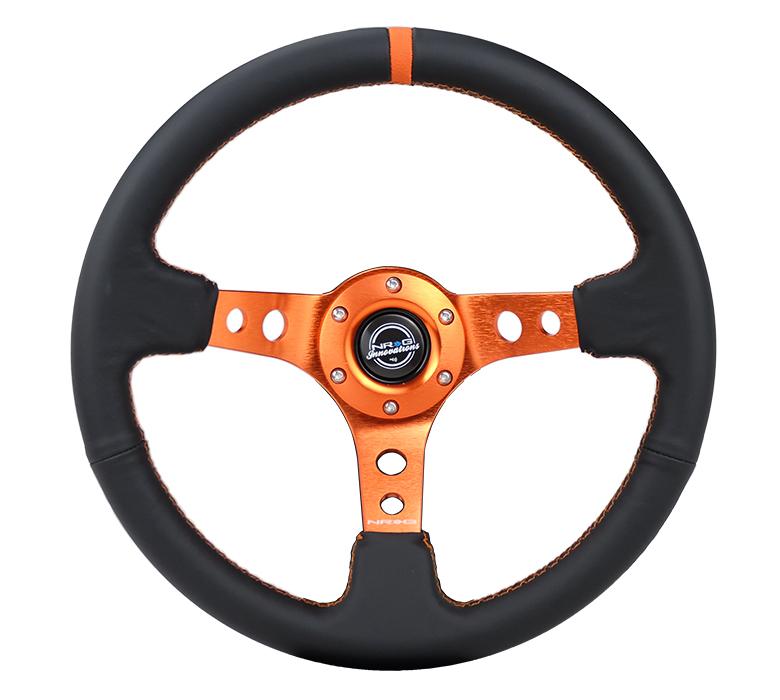 350MM 3' Deep Dish Leather Wheel