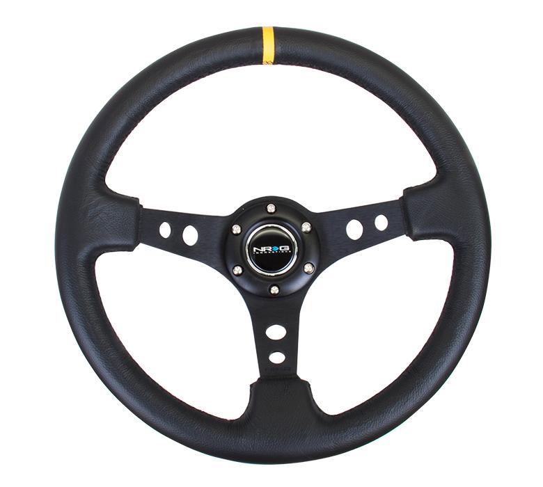 350MM 3' Deep Dish Leather Wheel