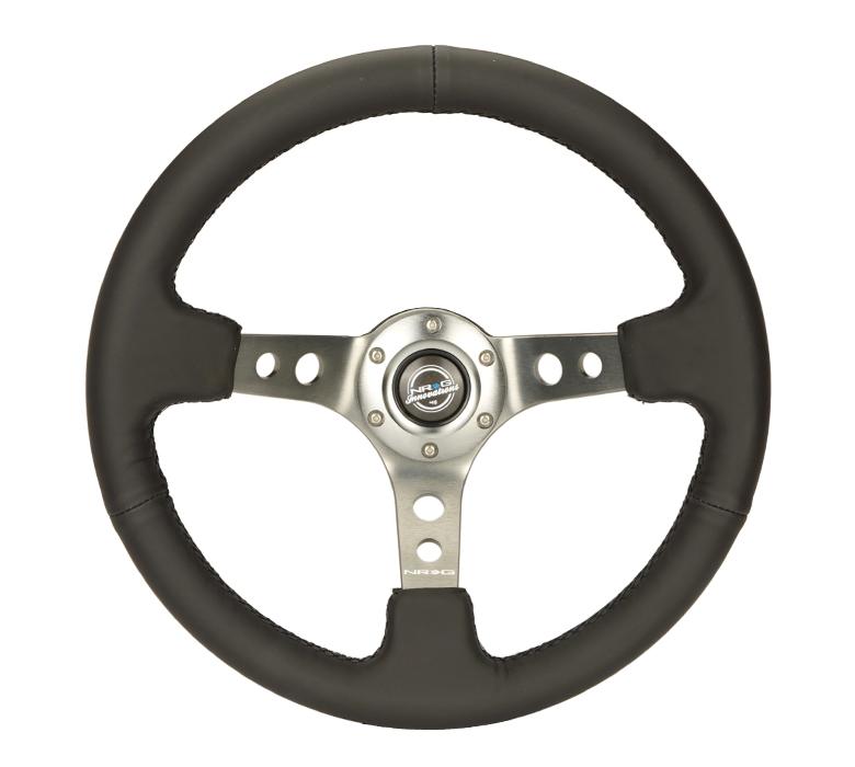 350MM 3' Deep Dish Leather Wheel