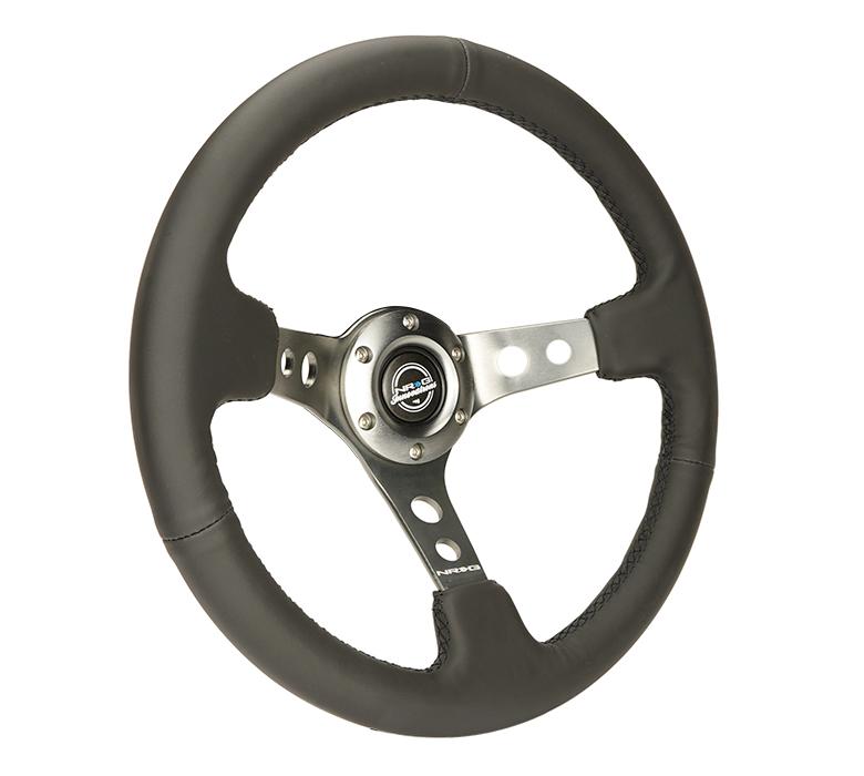 350MM 3' Deep Dish Leather Wheel