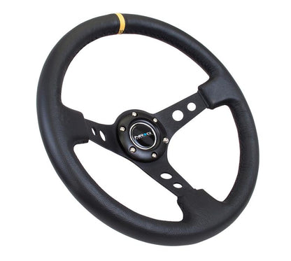 350MM 3' Deep Dish Leather Wheel