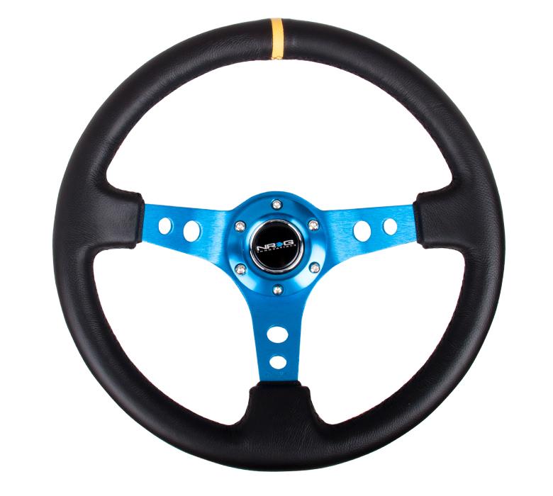 350MM 3' Deep Dish Leather Wheel