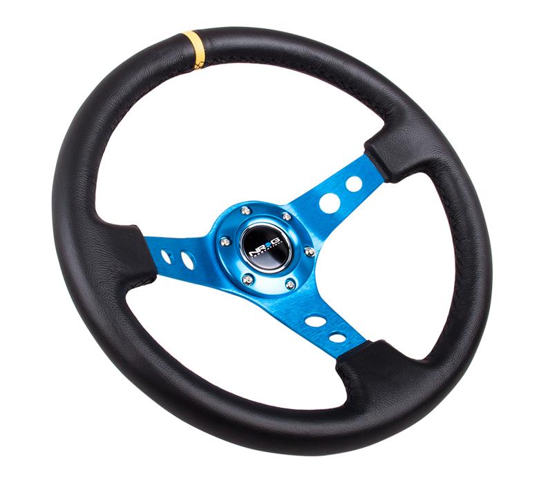 350MM 3' Deep Dish Leather Wheel