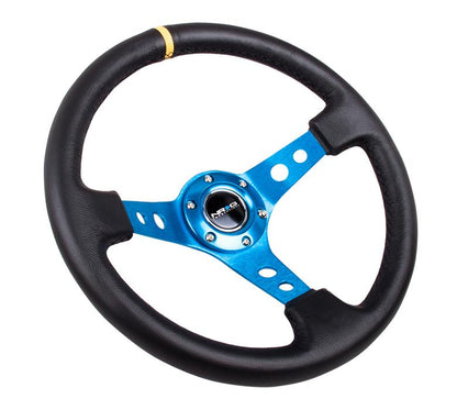 350MM 3' Deep Dish Leather Wheel