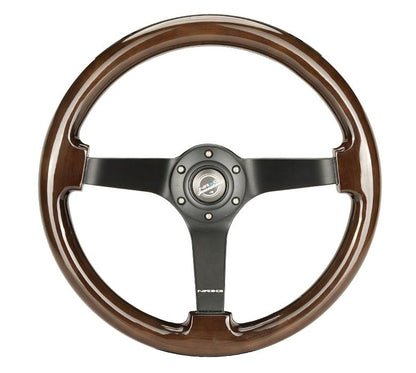 350MM 3" Deep Dish Woodgrain Wheel