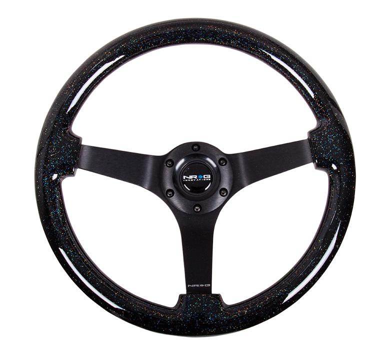 350MM 3" Deep Dish Woodgrain Wheel