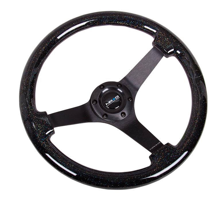 350MM 3" Deep Dish Woodgrain Wheel