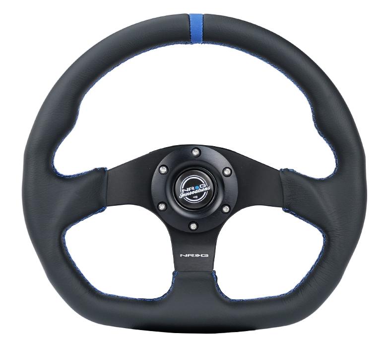 Flat Bottom Leather Wheel