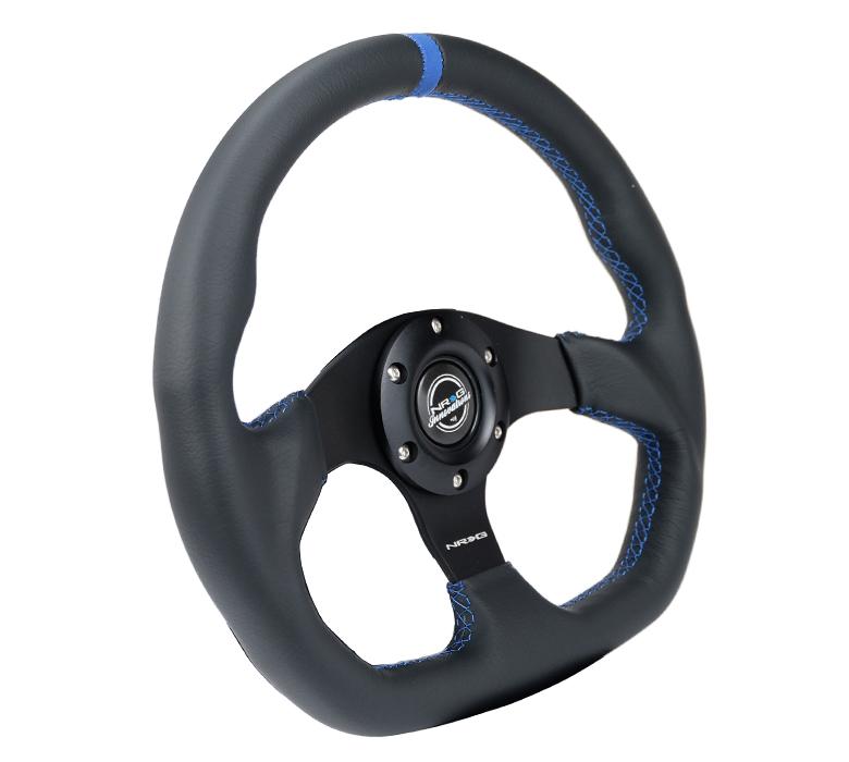 Flat Bottom Leather Wheel