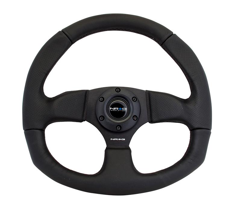 Flat Botton Leather Wheel