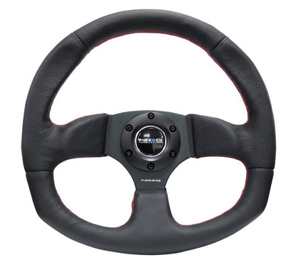 Flat Botton Leather Wheel