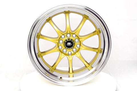 17" MT11 Gold W/Machined Lip