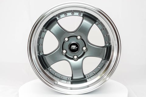 17" MT07 Gunmetal W/Machined Lip