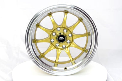 15" MT11 Gold W/Machined Lip