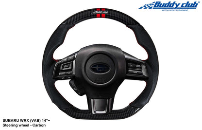 Buddy Club Wheel Subaru WRX - Carbon/Black Leather