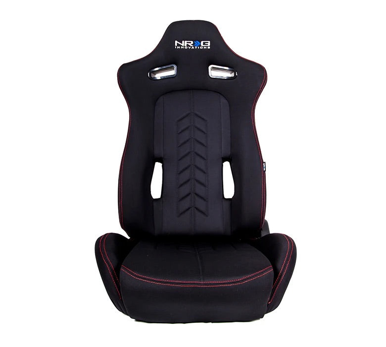 Reclinable Racing Seat Arrow in Cloth