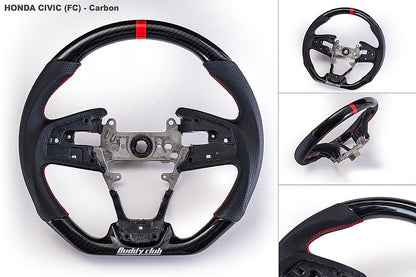 Buddy Club Wheel 10th Gen Civic - Carbon/Black Leather