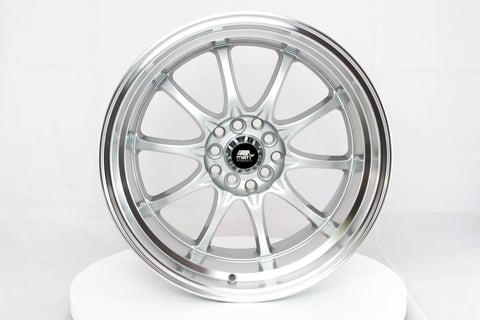 17" MT11 Silver W/Machined Lip