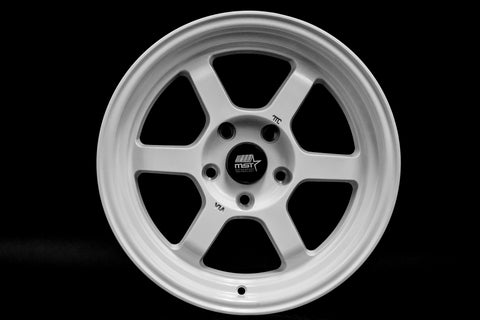 16" Time Attack Gloss White