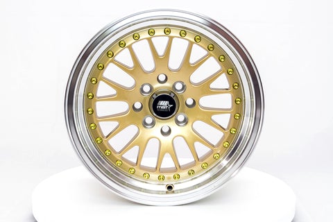 15" MT10 Gold W/Machined  Lip