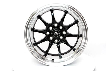 15" MT11 Black W/Machined Lip