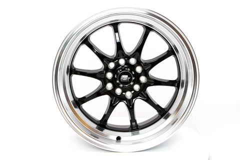 16" MT11 Black W/Machined Lip