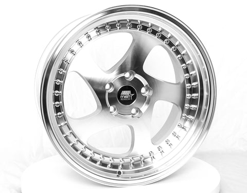 18" MT15 Silver W/Machined Face